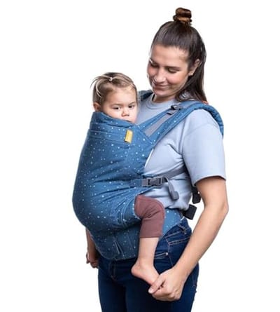 Peuterdraagzak met Extra Brede Zitting en 2 Draagposities voor Kinderen (9-27 kg)