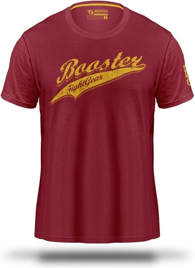 Booster Vintage Slugger T Shirt Rood Booster Vechtsport Kleding - S