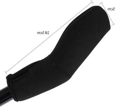 Stroller Handvat Covers - 2 Delige Set, Zwart Nylon, Waterdicht en Zweetabsorberend, Universele Bescherming voor Kinderwagens