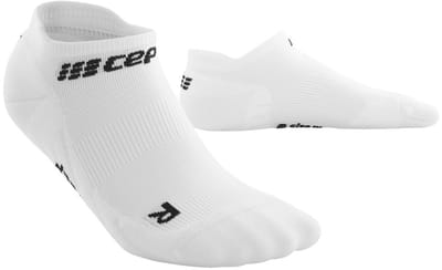 CEP - The Run Compression Socks 4.0 - No Show - White - Men - Size IV - Maat 42-45