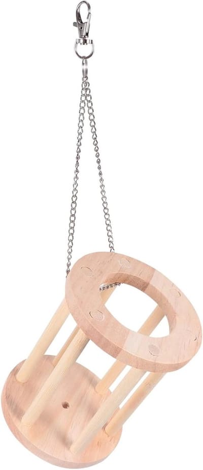 Hooi Voerbak - Knaagdier Dispenser - Kooi Schoon Houden - Afneembaar Voor Reiniging - 3.73 x 3.73 x 4.72 inch