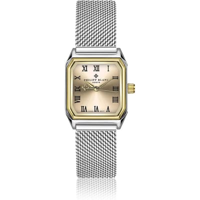 Vrouwenhorloge Philipp Blanc Delémont Mesh
