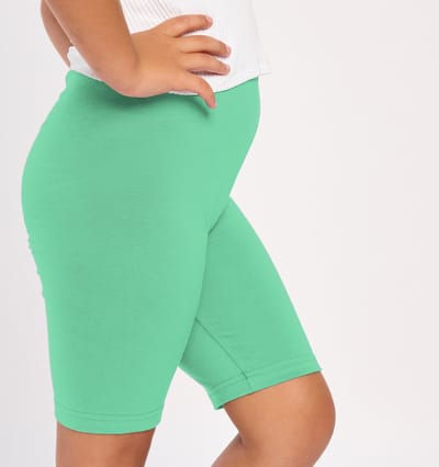 Merry Style MS-MS10-132-LE Meisjes Leggings - Sport - Vrijetijdsbroek - Kort – Viscose - Sporbroek - Yogabroek - Munt - 116