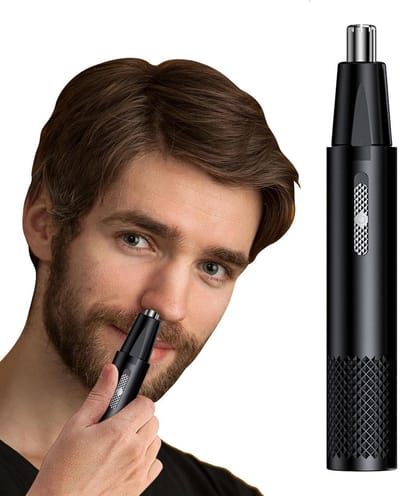 Oor en Neus Trimmer - Gezichtshaar Trimmer - Persoonlijke Verzorging - Roestvrij Staal - USB Oplaadbaar - Zilver