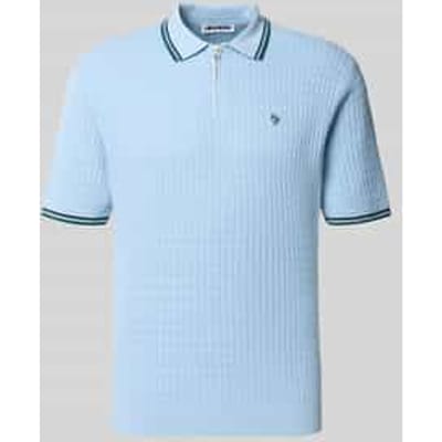 slim fit poloshirt in brei-look