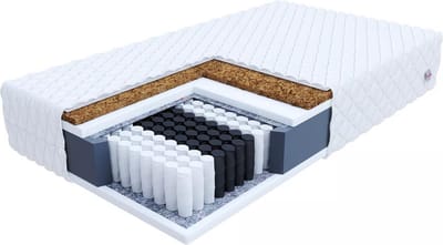 FDM® FAMILY MAX Matras 160x200 cm - Hoogte 24 cm H2 en H3 - Pocketvering Matrassen - Dubbelzijdig - 7 zones - Antiallergisch