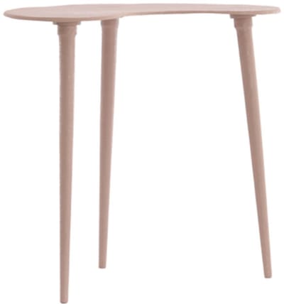LINOS bijzettafel mat oudroze 53x30x48 cm metalen tafel - Light & Living