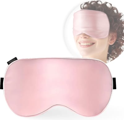 Zijde Slaapmasker voor Vrouwen en Mannen - Oogmasker Slaap Masker - 100% Verduisterend - Traagschuim