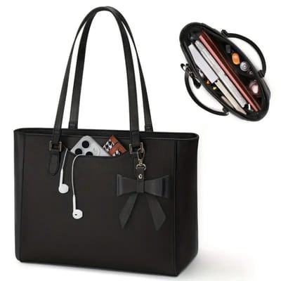 Bovista Handtas Dames - Schoudertas - School - Shopper - Schooltas - Werktas - Zwart
