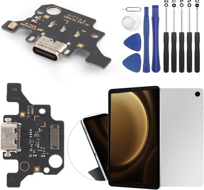 Oplaadpoort voor 11.0 Inch Tablet met Flexibele Kabel, USB Dock Connector, Inclusief Reparatietools en Compatibiliteit met Meerdere Modellen