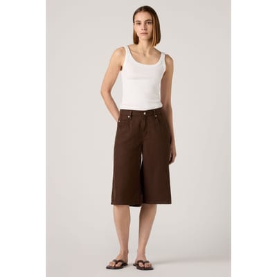 Levi's Super Baggy Long Linen Shorts Taglia: W25 | Pantaloncini Outlet | Donna | Bianco