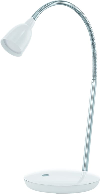 EGLO Durengo Tafellamp - LED - Wit, Chroom