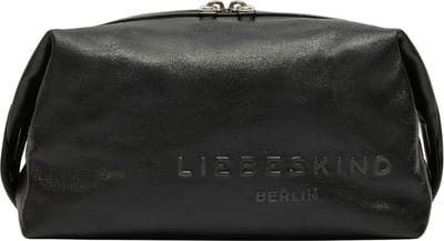 LIEBESKIND BERLIN Leren Utensil zak Elvira Lamb SF Verna Pouchette Beauty Black Zwart