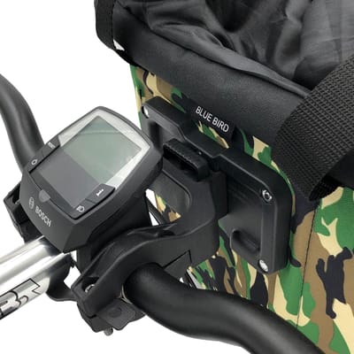 Afneembare en opvouwbare stuurmand vooraan - 20 liter - met Quick-Clip houder voor fietsen