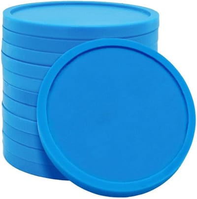 Winkelwagenmunten - Plastic munten - Slot Ontgrendelen - Stevig Materiaal - 100 Stuks - Blauw