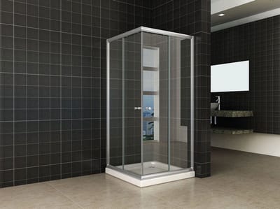 Klea Eco Douchecabine Hoekinstap 80x80x190cm 5mm Antikalk Veiligheidsglas Met NANO Coating Helder Glas