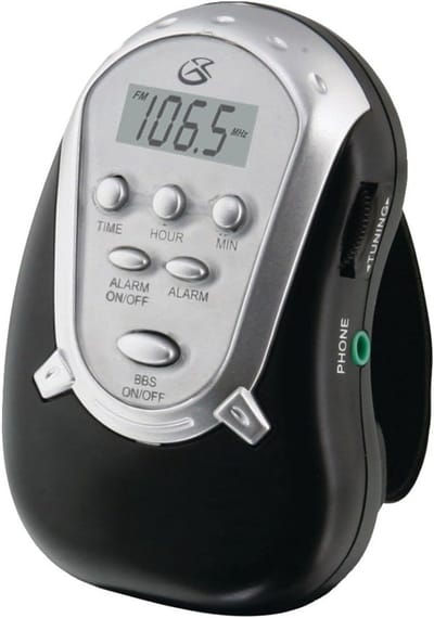 Draagbare FM/AM Armband Radio met Oordopjes - Compact en Lichtgewicht