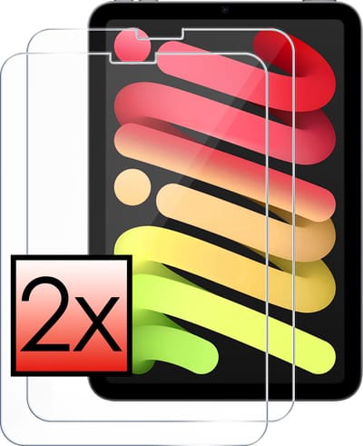 Screenprotector - 2 Stuks - Geschikt voor Apple iPad Mini 7 (2024) - 8.3 inch - 7e Generatie - Extra Sterk - Beschermglas - Gehard Glas - Tempered Glass - Screen Protector - Bescherm Cover