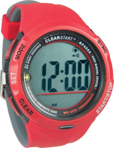 RF4055 Clear StartT zeilhorloge 50 mm, rood,
