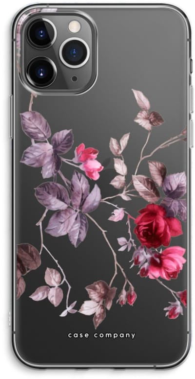 Case Company® - Hoesje geschikt voor iPhone 11 Pro Max hoesje - Mooie bloemen - Soft Cover Telefoonhoesje - Bescherming aan alle Kanten en Schermrand