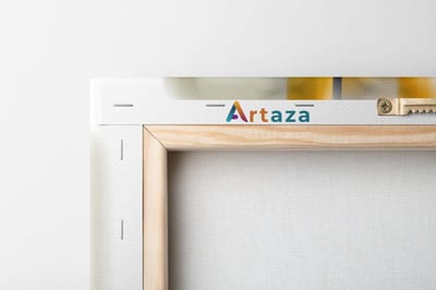 Artaza Canvas Schilderij Drieluik Abstracte Kunst van een Gezicht - 120x60 - Foto Op Canvas - Canvas Print