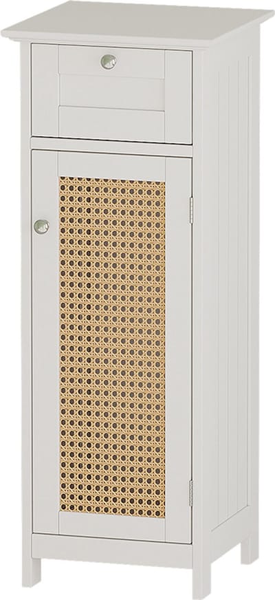 Vicco Rosario Halfhoge kast – 32 x 87 cm met deur en lade Wit