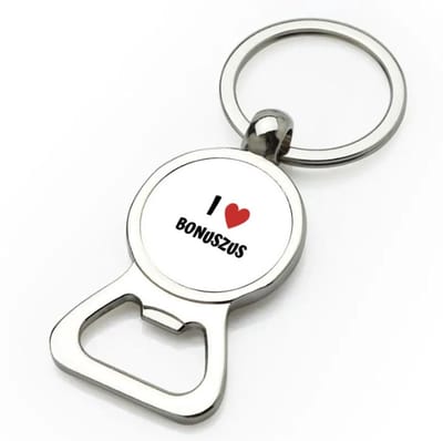 Akyol - i love bonuszus flesopener - Zus - de liefste bonuszus - verjaardag - cadeautje voor zus - zus artikelen - kado - geschenk - 9 bij 3 cm