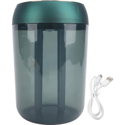 Desktop Luchtbevochtiger 2000 ML Koele Nevel Luchtbevochtiger Dubbele Sproeier Kleurrijk Nachtlampje Topfill gray