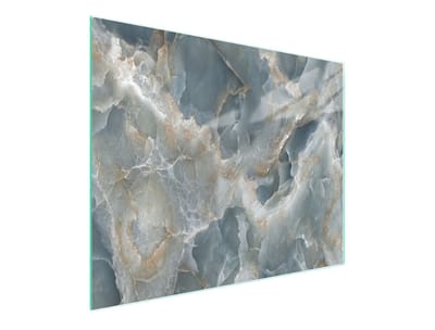 TMK ArtDeko Serie - Snijplank van Gehard Glas - 52x30 cm - Marmer Design - UV-Print