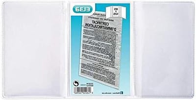 ID Kaarthouders - Beschermhoezen - Documenten Opbergen - Lichtgewicht PVC - 90 x 135 mm - Willekeurig