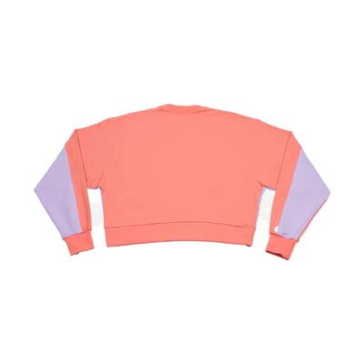Be Happy RSC-S2102 dames sweatshirt met korte mouwen en ronde hals