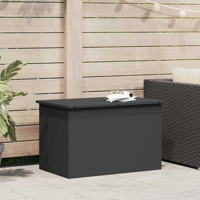 vidaXL - Tuinkussens - opbergdoos - Gegalvaniseerd - staal - 80 - x - 50,5 - x - 50 - cm