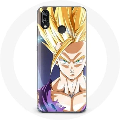 Coque pour Huawei P20 Lite Dragon Ball Manga Sangoku Visage énervé
