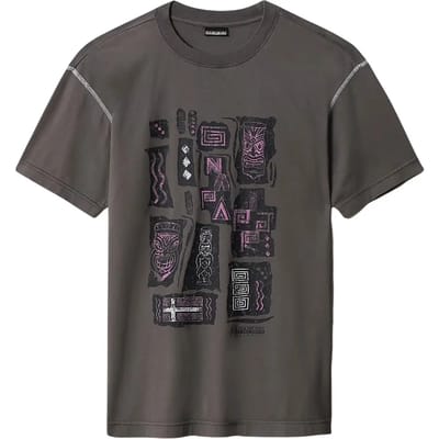 T-shirt Napapijri Kee Grey Gargoyle