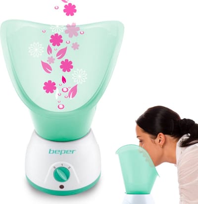 Beper 40.967N - Gezichtssauna - 100W - Gezichtssauna - Gezichtsverzorging - Huidverzorging - Beauty gadget - Stoomapparaat