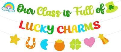 Allecto - St. Patrick's Day Versiering - Feestdecoratie - Geluksklavertje - 3-delige Banner - Versiering voor Feest - Geschikt voor Feestdagen -
