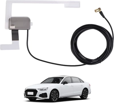 Dailygoods- DAB Antenne 3m Kabel - DAB Autoradio - FM/AM Radio - DAB Digitale Radio - Antenne Binnenhuis - 15 dB Versterking