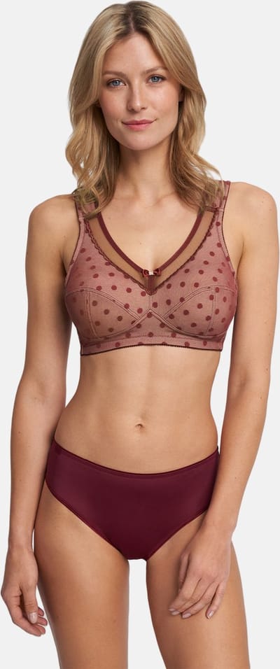 BH zonder beugel prints Susa | extra ondersteuning | Rood