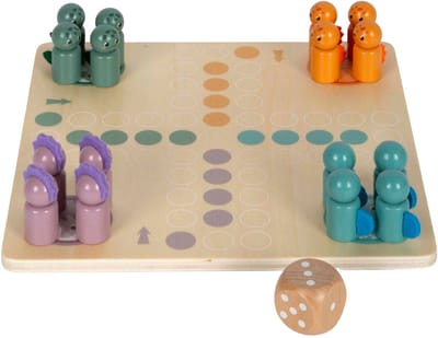 Small Foot - Wooden Ludo Game Dino