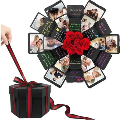 Bovista Explosion Gift Box - Explosie Foto Doos - Exploding Box - Fotobox - Foto Opbergbox