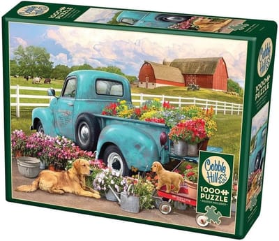 Legpuzzel 1000 stukjes - Bloemenpuzzel - Ontspannend tijdverdrijf - Linnen structuur papier - 650 gram - Bloemen