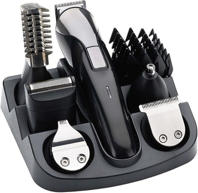 12-in-1 Baardtrimmer voor Mannen, Haartrimmer Set, Neushaartrimmer, Lichaamshaartrimmer, Precisietrimmer en Oplaadbare Waterdichte Scheerapparaat