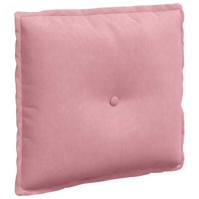 vidaXL - Rugkussen - Roze - 50 - x - 45 - cm - Corduroy - stof