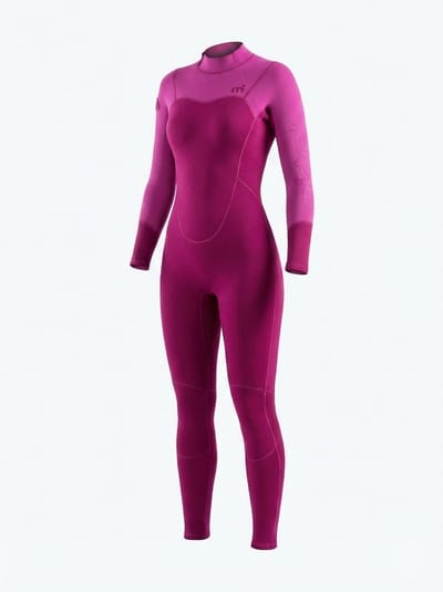 Mistral Breeze 76 | Dames Wetsuit | Roze | Maat S | 2.5 mm Neopreen | Lange Mouw | Met Frontrits en Kniebeschermers | Voor Watersport