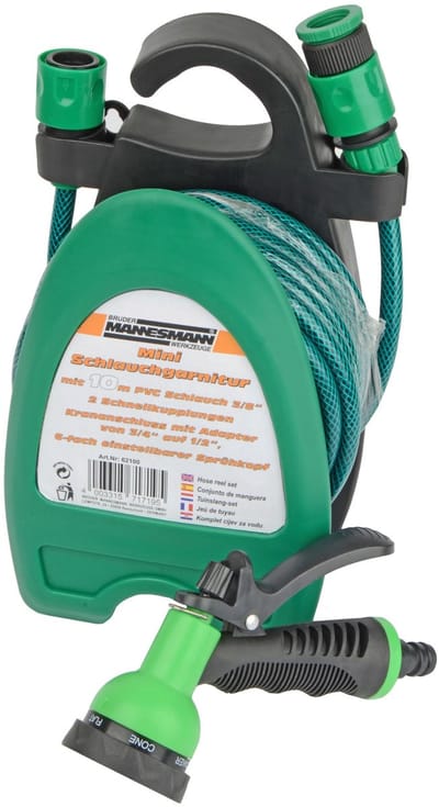 Brüder Mannesmann 62100 Mini tuinslangset - 3/8'' x 10m