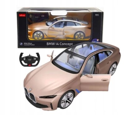 RASTAR BMW i4 Op afstand Bestuurbare Auto 1:14 - LED Verlichting