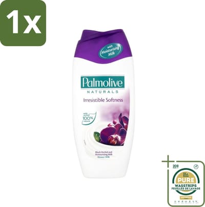 1 x Palmolive Naturals - Douchecrème - Onweerstaanbaar Zacht - 250 ml- Douchegel Orchidee Melk - Hydraterende Douchegel - Verzorgende Douchegel - Douchegel Voor Gevoelige Huid - Douchegel Voor Alle Huidtypes