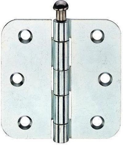scharnier 75x75 gegalvaniseerd rond