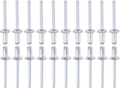 Blindrivetten 5mm x 10mm - Aluminium - Open einde - Geschikt voor machineverbinding - ShopVlot