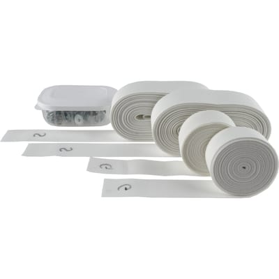 Easy Lines Midcourt Lijnenset 4 Rollen Gravel Court-Wit